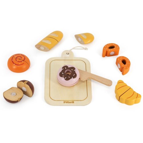 Kenyeres szeletelős játék tálcán