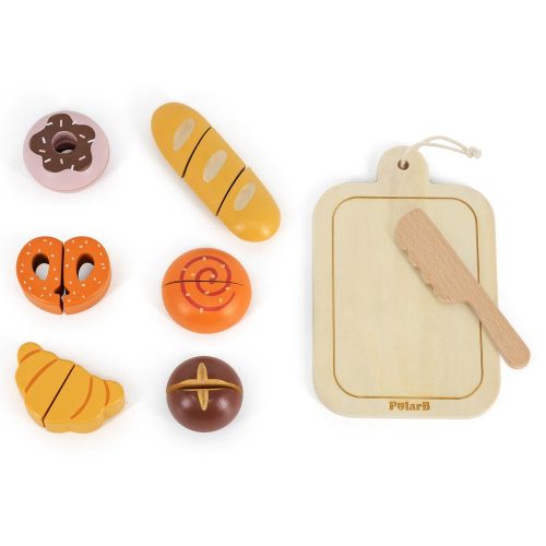 Kenyeres szeletelős játék tálcán