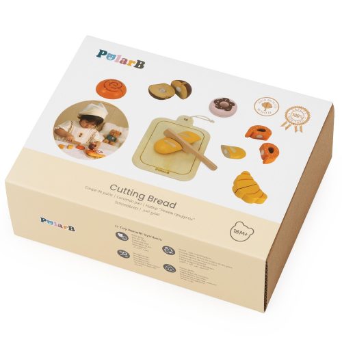 Kenyeres szeletelős játék tálcán