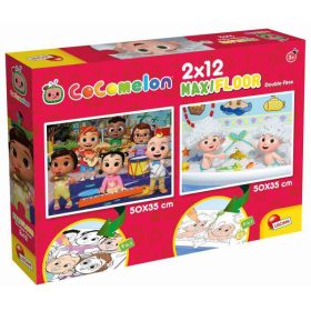 LIS Cocomelon Építsűnk! - maxi puzzle 2x12db