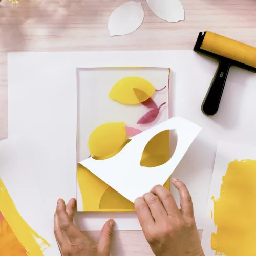 Műterem 46 - Gélnyomtatás, Színtár - Atelier 46, Gel Printing