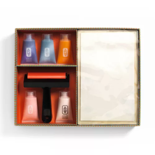 Műterem 47 - Gélnyomtatás, Éjjel és nappal - Atelier 47, Gel Printing