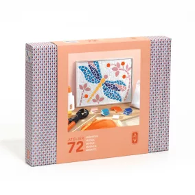   Djeco - Műterem 72 - Mozaikkép, Szítakötő - Atelier 72, Mosaic