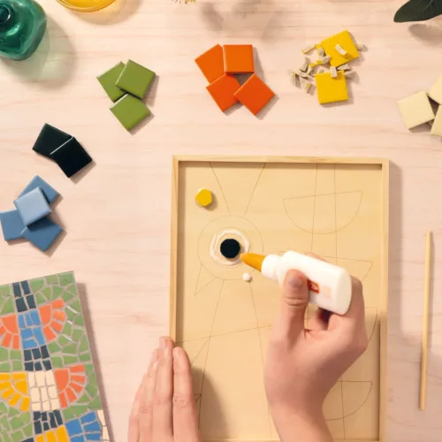 Műterem 73 - Mozaikkép, Páva - Atelier 73, Mosaic