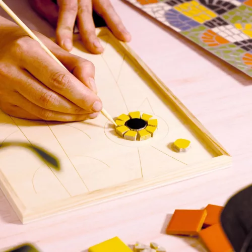 Műterem 73 - Mozaikkép, Páva - Atelier 73, Mosaic