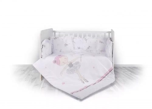 Lorelli 5 részes ágynemű garnitúra - Ballett pink