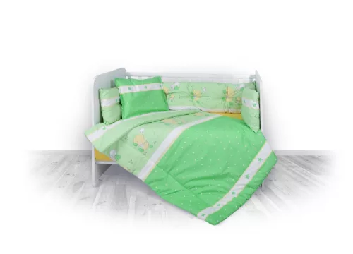 Lorelli 5 részes ágynemű garnitúra - Little Ducks green   - BOMBA ÁR!