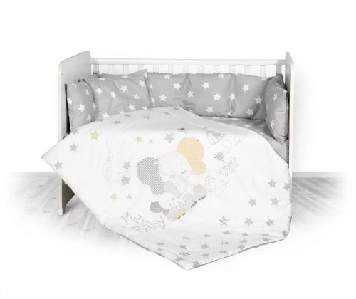 Lorelli 5 részes ágynemű garnitúra - Elephant Gray