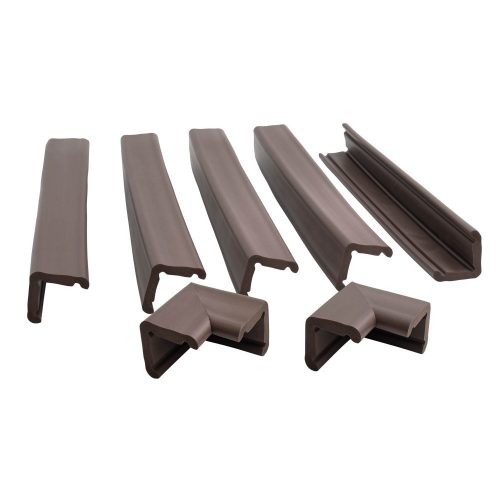 Prince Lionheart fireplaceGUARD kandalló élvédő + 2db sarokvédő - csokibarna - BOMBA ÁR!