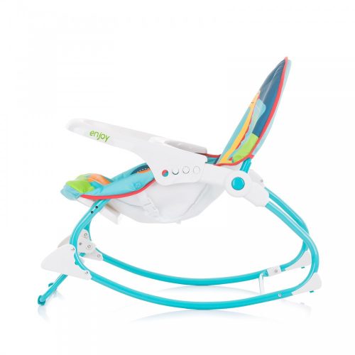 Chipolino Enjoy rezgő-zenélő pihenőszék 18 kg-ig - Blue