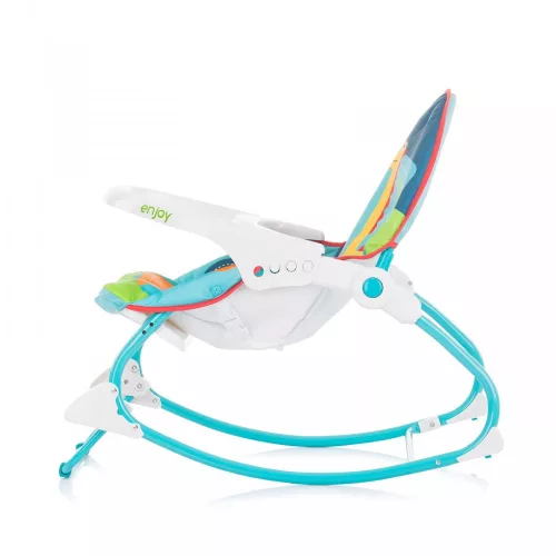 Chipolino Enjoy rezgő-zenélő pihenőszék 18 kg-ig - Blue