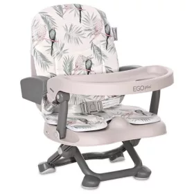   Lorelli Ego Plus székre szerelhető ülésmagasító - Grey Parrots PU Leather