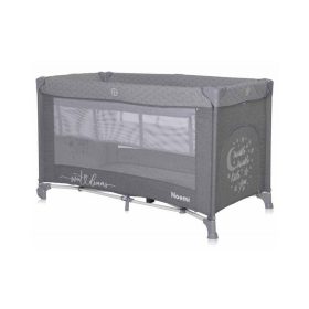 Lorelli Noemi 2 multifunkciós utazóágy - Cool Grey Star
