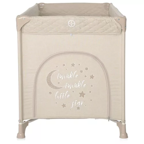 Lorelli Noemi 1 fix utazóágy - Fog Beige Star