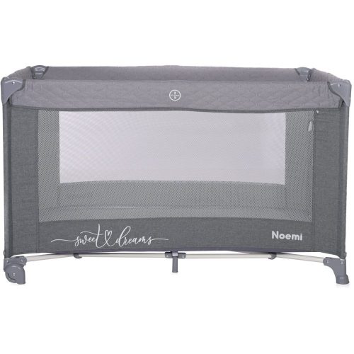 Lorelli Noemi 1 fix utazóágy - Cool Grey Star