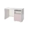 Lorelli Trend PLUS kombi ágy 70x165 - White Orchid Pink