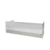 Lorelli MiniMax kombi ágy 72x190 - White / Milky Green