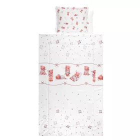   Lorelli 4 részes ágynemű garnitúra - Bears & Pillows Beige