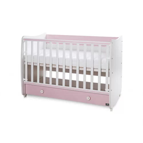 Lorelli Dream kiságy 60x120 - White Orchid Pink