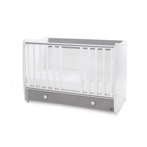 Lorelli Dream kiságy 60x120 - White Stone Grey