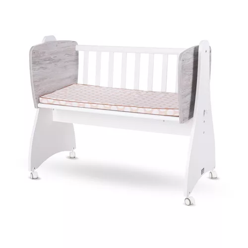 Lorelli First Dreams ringatható bölcső 105x55 - White / Artwood