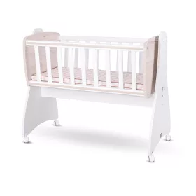   Lorelli First Dreams ringatható bölcső 105x55 - White / Light Oak New