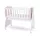 Lorelli First Dreams ringatható bölcső 105x55 - White / Light Oak New