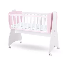  Lorelli First Dreams ringatható bölcső 105x55 - White / Orchid Pink New