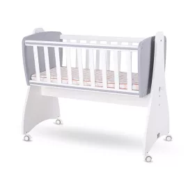   Lorelli First Dreams ringatható bölcső 105x55 - White / Stone Grey New