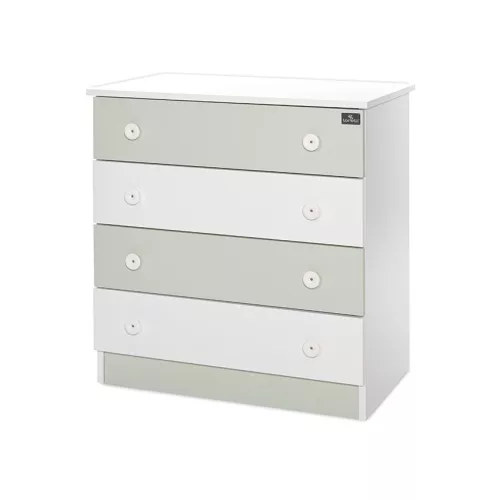 Lorelli Komód - White & Milky Green