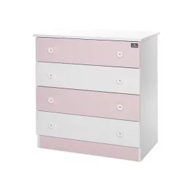 Lorelli Komód - White & Orchid Pink