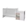 Lorelli MiniMax kombi ágy 190x72 - White Amber New