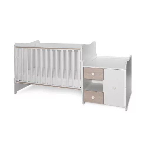 Lorelli MiniMax kombi ágy 190x72 - White Amber New