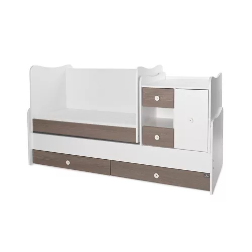 Lorelli MiniMax kombi ágy 190x72 - White Coffe New