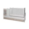 Lorelli MiniMax kombi ágy 190x72 - White Light Oak New