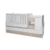 Lorelli MiniMax kombi ágy 190x72 - White Light Oak New