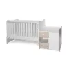 Lorelli MiniMax kombi ágy 190x72 - White Light Oak New