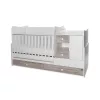 Lorelli MiniMax kombi ágy 190x72 - White Artwood New