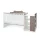 Lorelli Multi kombi ágy 190x72 - White Coffe