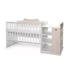 Lorelli Multi kombi ágy 190x72 - White Light Oak