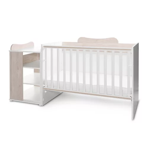 Lorelli Multi kombi ágy 190x72 - White Light Oak