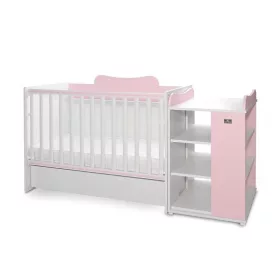 Lorelli Multi kombi ágy 190x72 - White Orchid Pink