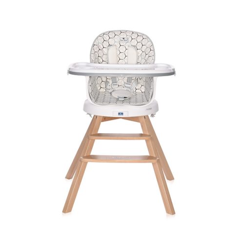 Lorelli Napoli forgatható etetőszék - Grey hexagons