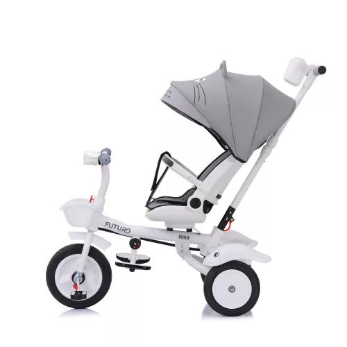 Chipolino Futuro tricikli kupolával - Grey