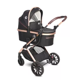   Lorelli Glory multifunkciós babakocsi + adapter - Black Diamond