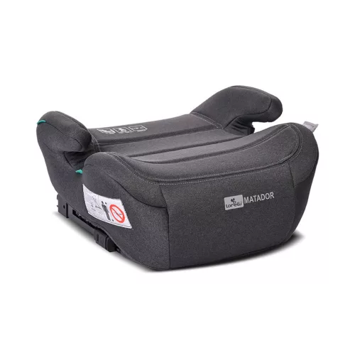 Lorelli Matador autós ülésmagasító Isofix 125-150cm - Black Jasper