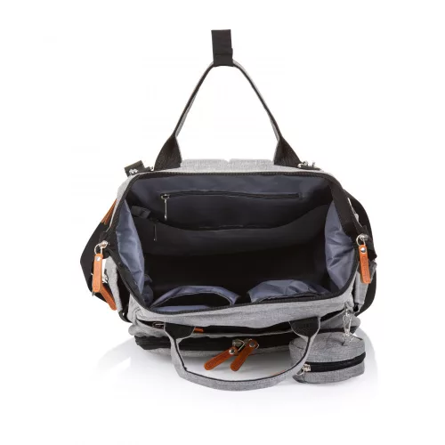 Chipolino pelenkázó táska/hátizsák - Ash grey