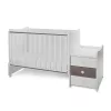Lorelli Maxi Plus kombi ágy 70x160 - White & Caffe ÚJ