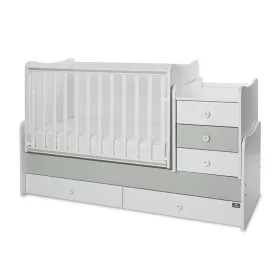  Lorelli Maxi Plus kombi ágy 70x160 - Milky & Milky Green ÚJ