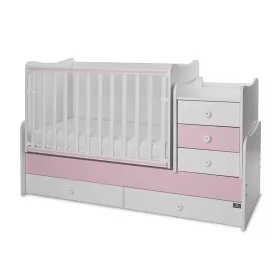   Lorelli Maxi Plus kombi ágy 70x160 - Orchid & Orchid Pink ÚJ
